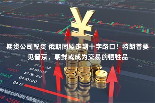 期货公司配资 俄朝同盟走到十字路口！特朗普要见普京，朝鲜或成为交易的牺牲品