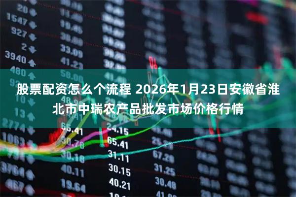 股票配资怎么个流程 2026年1月23日安徽省淮北市中瑞农产品批发市场价格行情